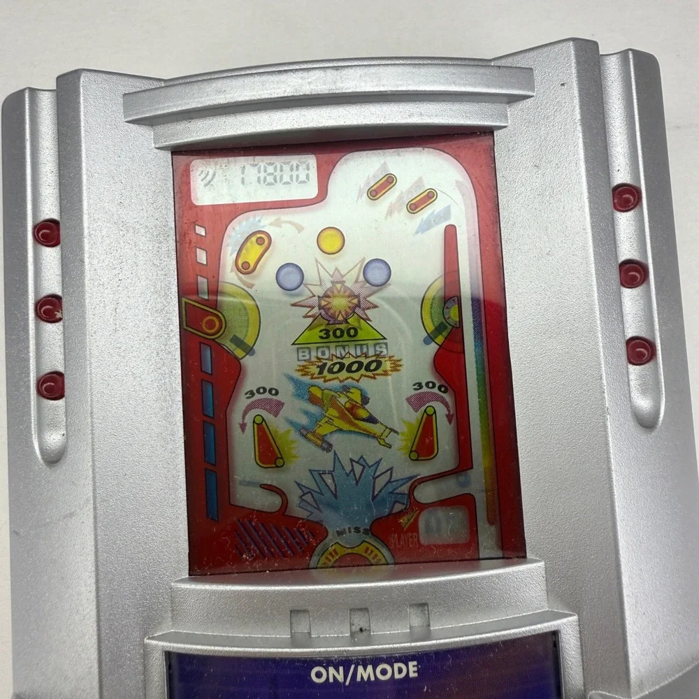 Excalibur Vibrating Pinball Handheld Game Electronic Arcade 90s‎ Retro Toy